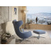 Vitra Style Grand Repos Reproduction Chair With Ottoman