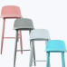 Muuto Style Nerd Bar Stool In Plastic and Steel
