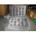 Silver Grey Fabric Barcelona Chair Silver Grey Fabric Barcelona Chair