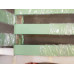 Green Barcelona Chair With Ottomanin Italian Leather in Standard grade