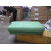 Green Barcelona Chair With Ottomanin Italian Leather in Standard grade