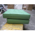 Green Barcelona Chair With Ottomanin Italian Leather in Standard grade