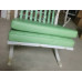 Green Barcelona Chair With Ottomanin Italian Leather in Standard grade