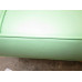 Green Barcelona Chair With Ottomanin Italian Leather in Standard grade