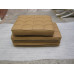 Camel Barcelona Chair With Ottomanin Italian Leather in Standard grade Camel Barcelona Chair With Ottomanin Italian Leather in Standard grade