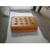 Mustard Brown Barcelona Chair With Ottomanin Italian Leather in Standard grade
