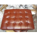 Sorrel Barcelona Chair With Ottomanin Italian Leather in Standard grade