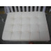 White Barcelona Chair With Ottomanin Italian Leather in Standard grade White Barcelona Chair With Ottomanin Italian Leather in Standard grade