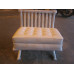 White Barcelona Chair With Ottomanin Italian Leather in Standard grade White Barcelona Chair With Ottomanin Italian Leather in Standard grade