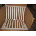 White Barcelona Chair With Ottomanin Italian Leather in Standard grade White Barcelona Chair With Ottomanin Italian Leather in Standard grade