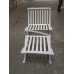 Off White Barcelona Chair With Ottomanin Italian Leather in Standard grade Off White Barcelona Chair With Ottomanin Italian Leather in Standard grade