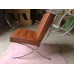 Saddle Barcelona Chair in Italian Leather in Standard grade