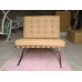 Camel Barcelona Chair in Italian Leather in Standard grade