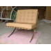 Camel Barcelona Chair in Italian Leather in Standard grade