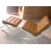 Khaki Barcelona Chair in Italian Leather in Standard grade Khaki Barcelona Chair in Italian Leather in Standard grade