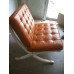 Mustard Brown Barcelona Chair in Italian Leather in Standard grade Mustard Brown Barcelona Chair in Italian Leather in Standard grade