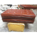 Sorrel Barcelona Chair in Italian Leather in Standard grade Sorrel Barcelona Chair in Italian Leather in Standard grade