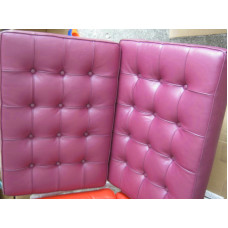 Purple Barcelona Chair in Italian Leather in Standard grade