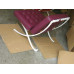 Purple Barcelona Chair in Italian Leather in Standard grade