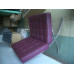 Purple Barcelona Chair in Italian Leather in Standard grade
