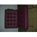 Purple Barcelona Chair in Italian Leather in Standard grade