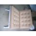 Beige Light Yellow Middle Tan Barcelona Chair in Italian Leather in Standard grade