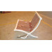 Gloss Maroon Red Barcelona Chair in Italian Leather in Standard grade