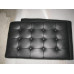 Black Barcelona Chair in Italian Leather in Standard grade Black Barcelona Chair in Italian Leather in Standard grade