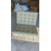Barcelona Chair In Olive Colorin Italian Leather in Standard grade