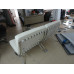 White Barcelona Chair in Italian Leather in Standard grade