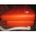 Orange Barcelona Chair in Italian Leather in Standard grade