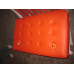 Orange Barcelona Chair in Italian Leather in Standard grade