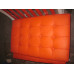Orange Barcelona Chair in Italian Leather in Standard grade