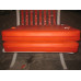 Orange Barcelona Chair in Italian Leather in Standard grade