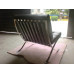 Chocolate Brown Barcelona Chair in Italian Leather in Standard grade