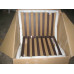 Chocolate Brown Barcelona Chair in Italian Leather in Standard grade