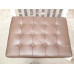 Chocolate Brown Barcelona Chair in Italian Leather in Standard grade