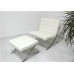 Barcelona Chair With Ottoman In Full Nappa Leather