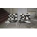 Cowhide Barcelona Style Chair
