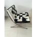 Cowhide Barcelona Style Chair