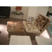 Pony Skin Leather Barcelona Style Chair With Ottoman