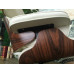Classic Lounge Chair And Ottoman Of Tall Version In Cream With Tigerwood Classic Lounge Chair And Ottoman Of Tall Version In Cream With Tigerwood