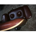 Coffee Brown Aniline Leather Classic Lounge Chair And Ottoman Of Taller Version With Tigerwood Coffee Brown Aniline Leather Classic Lounge Chair And Ottoman Of Taller Version With Tigerwood