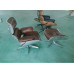 Classic Lounge Chair And Ottoman In Aluminimum Shell Classic Lounge Chair And Ottoman In Aluminimum Shell