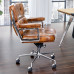 Reproduction Lobby Chair In Italian Leather Reproduction Lobby Chair In Italian Leather