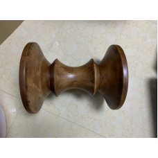 Reproduction Walnut Stool In Dark Walnut Color