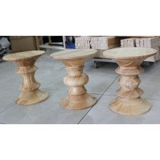 Reproduction Walnut Stool In Natural Ash Color