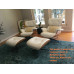 Maple Wood Classic Lounge Chair And Ottoman In White Italian Leather Maple Wood Classic Lounge Chair And Ottoman In White Italian Leather