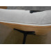 Classic Lounge Chair And Ottoman In Cowhide Leather