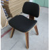 Reproduction DCW Plywood Dining Chair In PU Leather